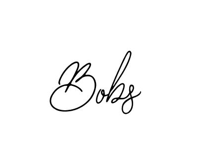 You should practise on your own different ways (Bearetta-2O07w) to write your name (Bobs) in signature. don't let someone else do it for you. Bobs signature style 12 images and pictures png