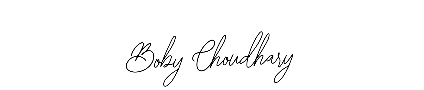 Also You can easily find your signature by using the search form. We will create Boby Choudhary name handwritten signature images for you free of cost using Bearetta-2O07w sign style. Boby Choudhary signature style 12 images and pictures png