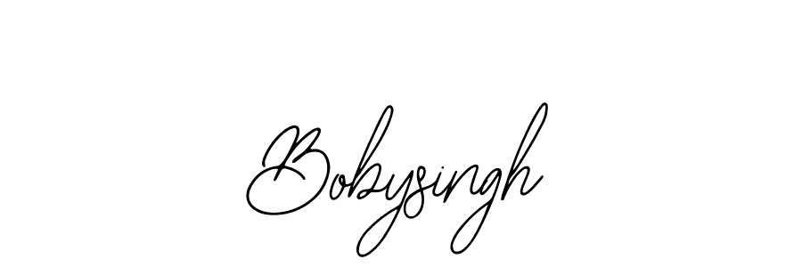 Bobysingh stylish signature style. Best Handwritten Sign (Bearetta-2O07w) for my name. Handwritten Signature Collection Ideas for my name Bobysingh. Bobysingh signature style 12 images and pictures png