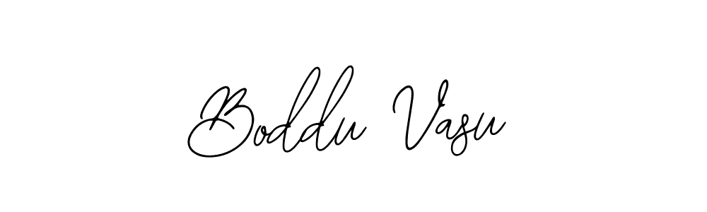 Also we have Boddu Vasu name is the best signature style. Create professional handwritten signature collection using Bearetta-2O07w autograph style. Boddu Vasu signature style 12 images and pictures png