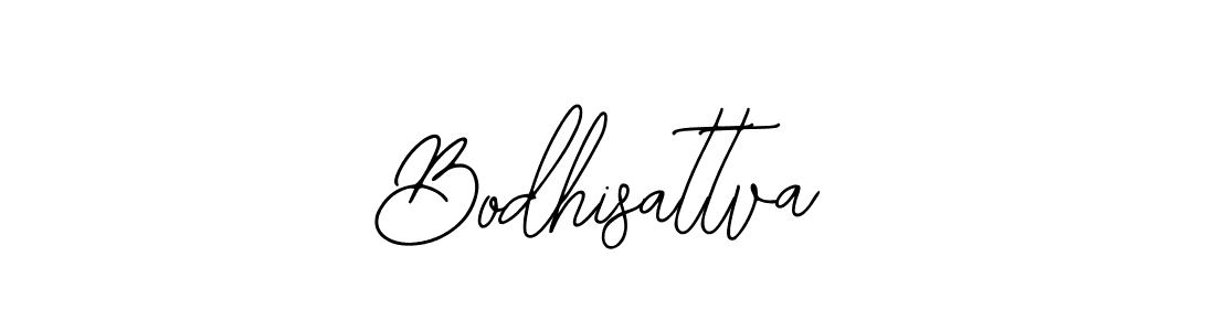 Use a signature maker to create a handwritten signature online. With this signature software, you can design (Bearetta-2O07w) your own signature for name Bodhisattva. Bodhisattva signature style 12 images and pictures png