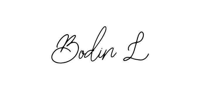 The best way (Bearetta-2O07w) to make a short signature is to pick only two or three words in your name. The name Bodin L include a total of six letters. For converting this name. Bodin L signature style 12 images and pictures png