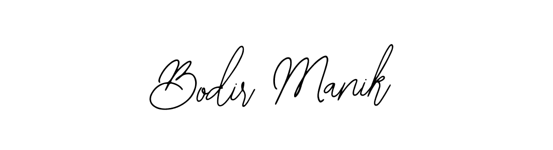 Use a signature maker to create a handwritten signature online. With this signature software, you can design (Bearetta-2O07w) your own signature for name Bodir Manik. Bodir Manik signature style 12 images and pictures png