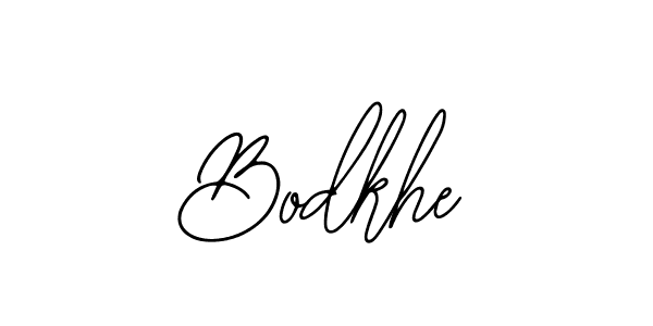 You should practise on your own different ways (Bearetta-2O07w) to write your name (Bodkhe) in signature. don't let someone else do it for you. Bodkhe signature style 12 images and pictures png