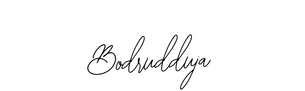 Also we have Bodrudduja name is the best signature style. Create professional handwritten signature collection using Bearetta-2O07w autograph style. Bodrudduja signature style 12 images and pictures png