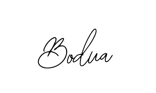 How to make Bodua name signature. Use Bearetta-2O07w style for creating short signs online. This is the latest handwritten sign. Bodua signature style 12 images and pictures png