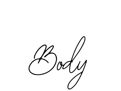 Use a signature maker to create a handwritten signature online. With this signature software, you can design (Bearetta-2O07w) your own signature for name Body. Body signature style 12 images and pictures png