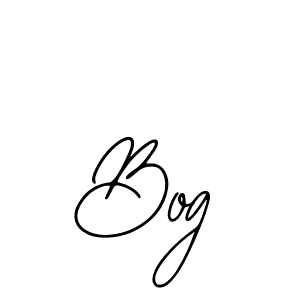 You should practise on your own different ways (Bearetta-2O07w) to write your name (Bog) in signature. don't let someone else do it for you. Bog signature style 12 images and pictures png