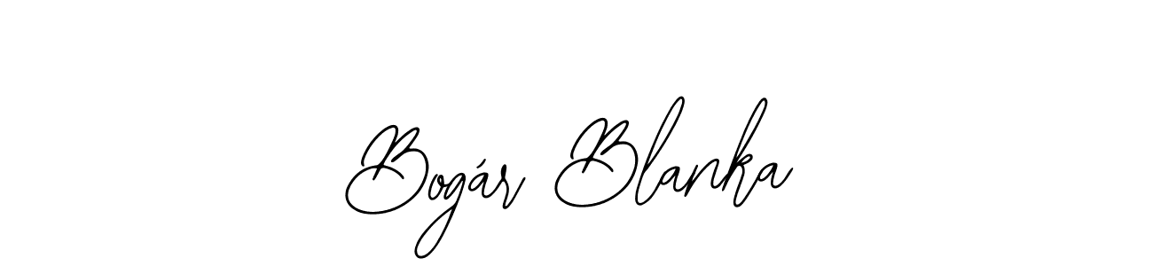 Use a signature maker to create a handwritten signature online. With this signature software, you can design (Bearetta-2O07w) your own signature for name Bogár Blanka. Bogár Blanka signature style 12 images and pictures png