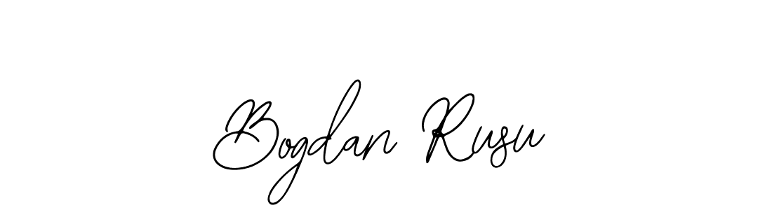 Design your own signature with our free online signature maker. With this signature software, you can create a handwritten (Bearetta-2O07w) signature for name Bogdan Rusu. Bogdan Rusu signature style 12 images and pictures png