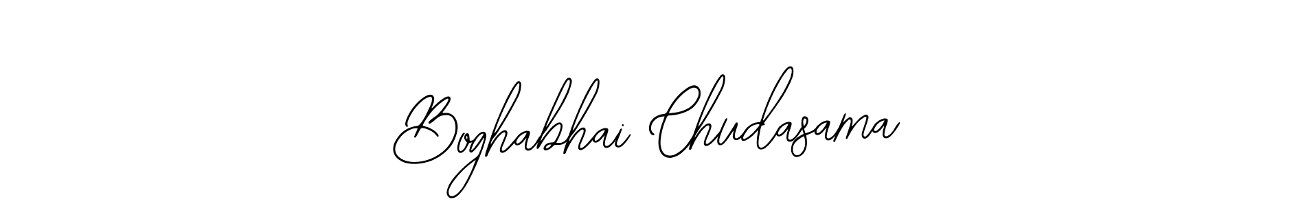 Make a beautiful signature design for name Boghabhai Chudasama. Use this online signature maker to create a handwritten signature for free. Boghabhai Chudasama signature style 12 images and pictures png