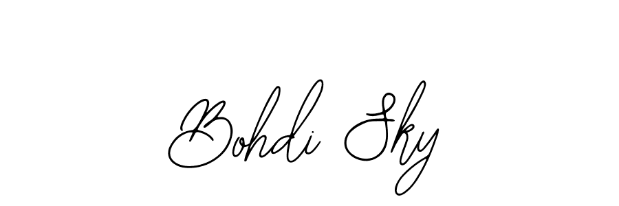 Make a beautiful signature design for name Bohdi Sky. With this signature (Bearetta-2O07w) style, you can create a handwritten signature for free. Bohdi Sky signature style 12 images and pictures png