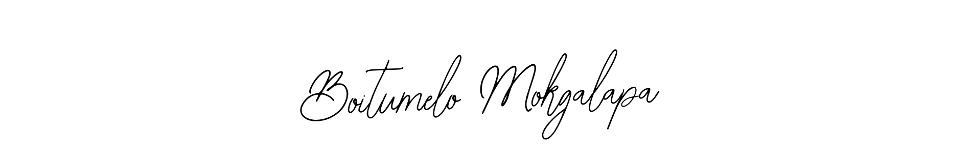 Make a beautiful signature design for name Boitumelo Mokgalapa. With this signature (Bearetta-2O07w) style, you can create a handwritten signature for free. Boitumelo Mokgalapa signature style 12 images and pictures png