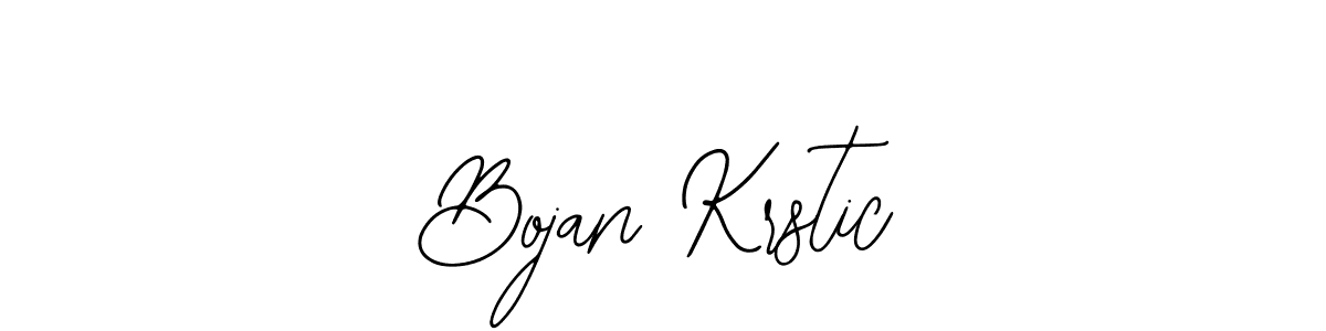 Use a signature maker to create a handwritten signature online. With this signature software, you can design (Bearetta-2O07w) your own signature for name Bojan Krstic. Bojan Krstic signature style 12 images and pictures png