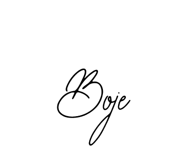 Design your own signature with our free online signature maker. With this signature software, you can create a handwritten (Bearetta-2O07w) signature for name Boje. Boje signature style 12 images and pictures png