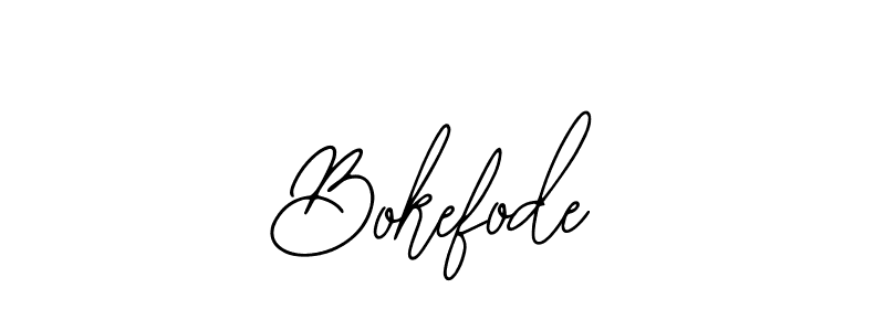 Here are the top 10 professional signature styles for the name Bokefode. These are the best autograph styles you can use for your name. Bokefode signature style 12 images and pictures png