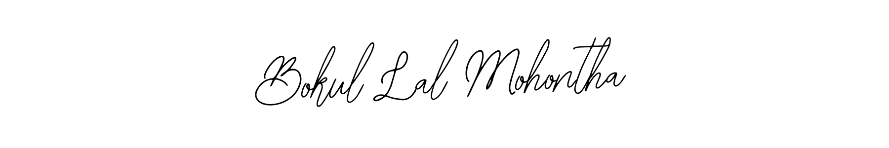 You should practise on your own different ways (Bearetta-2O07w) to write your name (Bokul Lal Mohontha) in signature. don't let someone else do it for you. Bokul Lal Mohontha signature style 12 images and pictures png