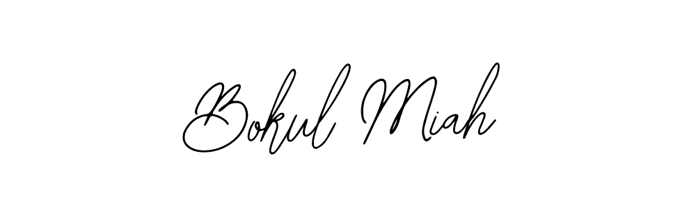 Use a signature maker to create a handwritten signature online. With this signature software, you can design (Bearetta-2O07w) your own signature for name Bokul Miah. Bokul Miah signature style 12 images and pictures png