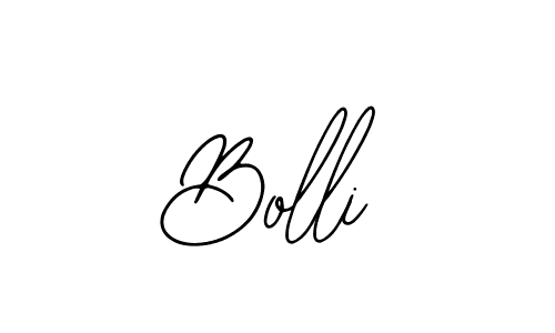 You should practise on your own different ways (Bearetta-2O07w) to write your name (Bolli) in signature. don't let someone else do it for you. Bolli signature style 12 images and pictures png