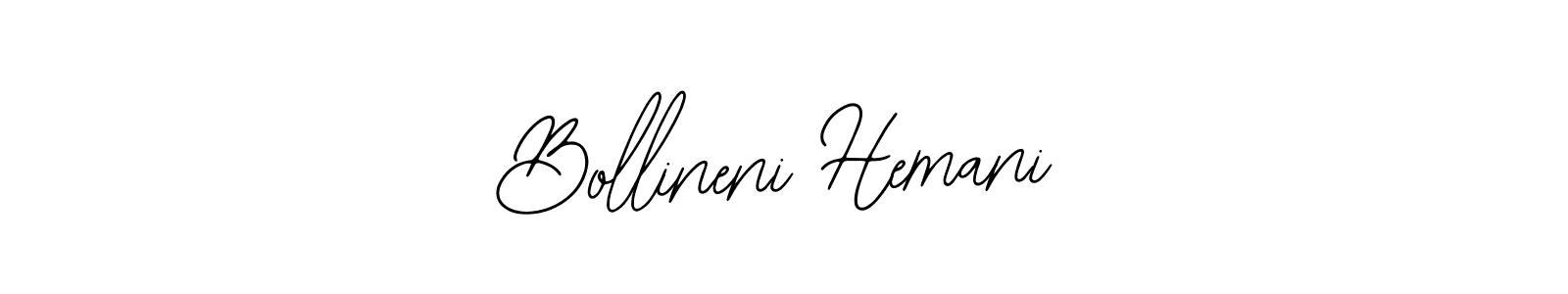 Bearetta-2O07w is a professional signature style that is perfect for those who want to add a touch of class to their signature. It is also a great choice for those who want to make their signature more unique. Get Bollineni Hemani name to fancy signature for free. Bollineni Hemani signature style 12 images and pictures png
