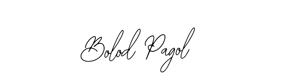 Bolod Pagol stylish signature style. Best Handwritten Sign (Bearetta-2O07w) for my name. Handwritten Signature Collection Ideas for my name Bolod Pagol. Bolod Pagol signature style 12 images and pictures png