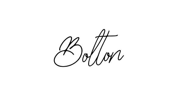 You should practise on your own different ways (Bearetta-2O07w) to write your name (Bolton) in signature. don't let someone else do it for you. Bolton signature style 12 images and pictures png