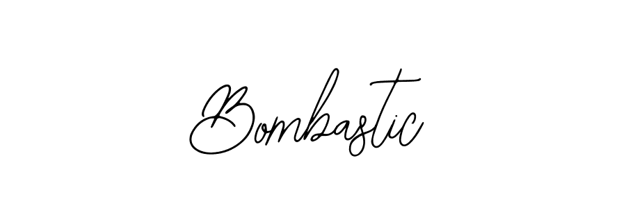 Create a beautiful signature design for name Bombastic. With this signature (Bearetta-2O07w) fonts, you can make a handwritten signature for free. Bombastic signature style 12 images and pictures png