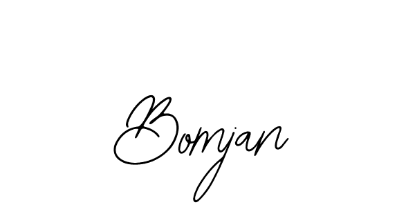 How to make Bomjan signature? Bearetta-2O07w is a professional autograph style. Create handwritten signature for Bomjan name. Bomjan signature style 12 images and pictures png