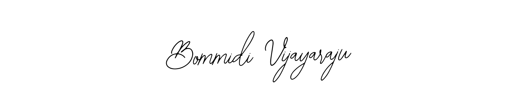 How to make Bommidi Vijayaraju name signature. Use Bearetta-2O07w style for creating short signs online. This is the latest handwritten sign. Bommidi Vijayaraju signature style 12 images and pictures png