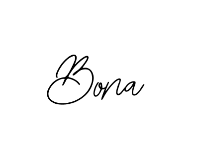 Bona stylish signature style. Best Handwritten Sign (Bearetta-2O07w) for my name. Handwritten Signature Collection Ideas for my name Bona. Bona signature style 12 images and pictures png