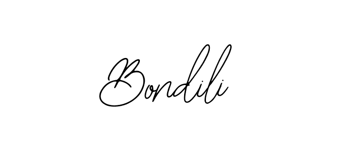 Make a beautiful signature design for name Bondili. Use this online signature maker to create a handwritten signature for free. Bondili signature style 12 images and pictures png