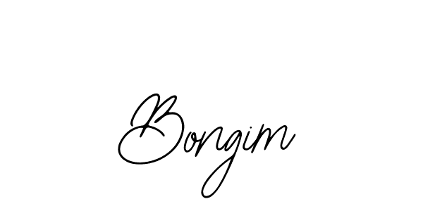if you are searching for the best signature style for your name Bongim. so please give up your signature search. here we have designed multiple signature styles  using Bearetta-2O07w. Bongim signature style 12 images and pictures png