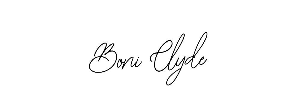 Create a beautiful signature design for name Boni Clyde. With this signature (Bearetta-2O07w) fonts, you can make a handwritten signature for free. Boni Clyde signature style 12 images and pictures png