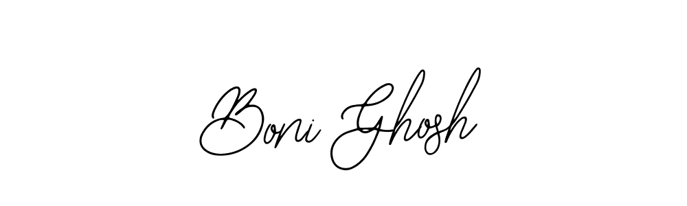 Boni Ghosh stylish signature style. Best Handwritten Sign (Bearetta-2O07w) for my name. Handwritten Signature Collection Ideas for my name Boni Ghosh. Boni Ghosh signature style 12 images and pictures png