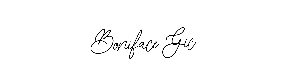 Create a beautiful signature design for name Boniface Gic. With this signature (Bearetta-2O07w) fonts, you can make a handwritten signature for free. Boniface Gic signature style 12 images and pictures png