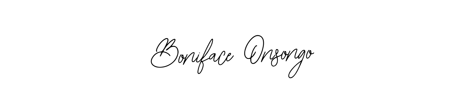 Boniface Onsongo stylish signature style. Best Handwritten Sign (Bearetta-2O07w) for my name. Handwritten Signature Collection Ideas for my name Boniface Onsongo. Boniface Onsongo signature style 12 images and pictures png