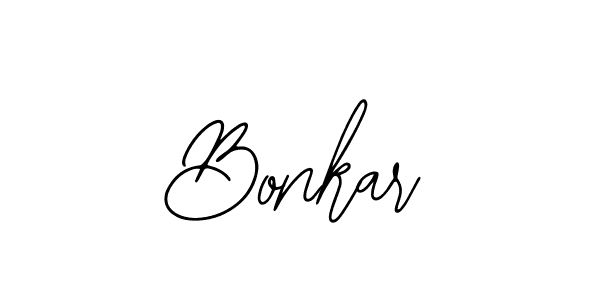 How to make Bonkar signature? Bearetta-2O07w is a professional autograph style. Create handwritten signature for Bonkar name. Bonkar signature style 12 images and pictures png