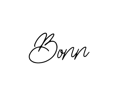 Bearetta-2O07w is a professional signature style that is perfect for those who want to add a touch of class to their signature. It is also a great choice for those who want to make their signature more unique. Get Bonn name to fancy signature for free. Bonn signature style 12 images and pictures png