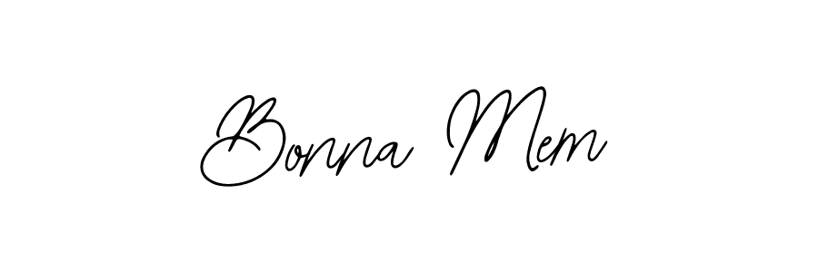It looks lik you need a new signature style for name Bonna Mem. Design unique handwritten (Bearetta-2O07w) signature with our free signature maker in just a few clicks. Bonna Mem signature style 12 images and pictures png