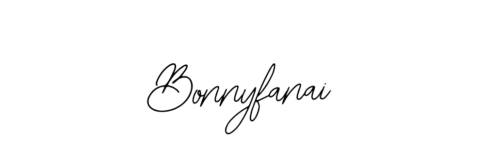 Create a beautiful signature design for name Bonnyfanai. With this signature (Bearetta-2O07w) fonts, you can make a handwritten signature for free. Bonnyfanai signature style 12 images and pictures png