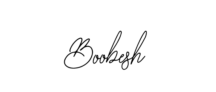 Boobesh stylish signature style. Best Handwritten Sign (Bearetta-2O07w) for my name. Handwritten Signature Collection Ideas for my name Boobesh. Boobesh signature style 12 images and pictures png