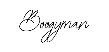 Explore multiple handwriting variations for Boogyman including this stunning Bearetta-2O07w design. Free to use across all platforms. Boogyman signature style 12 images and pictures png
