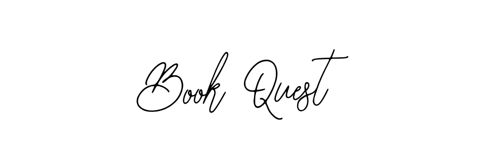 Also we have Book Quest name is the best signature style. Create professional handwritten signature collection using Bearetta-2O07w autograph style. Book Quest signature style 12 images and pictures png