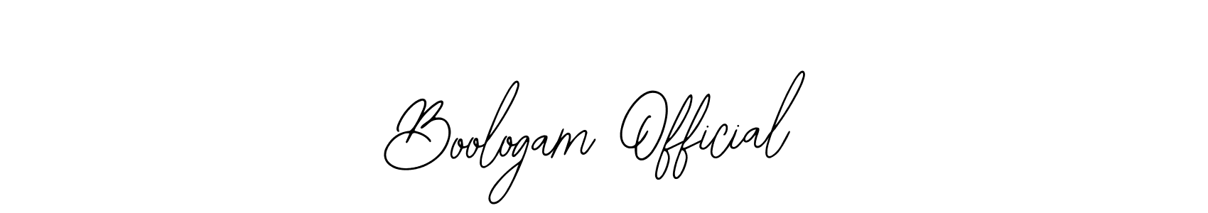 How to make Boologam Official signature? Bearetta-2O07w is a professional autograph style. Create handwritten signature for Boologam Official name. Boologam Official signature style 12 images and pictures png