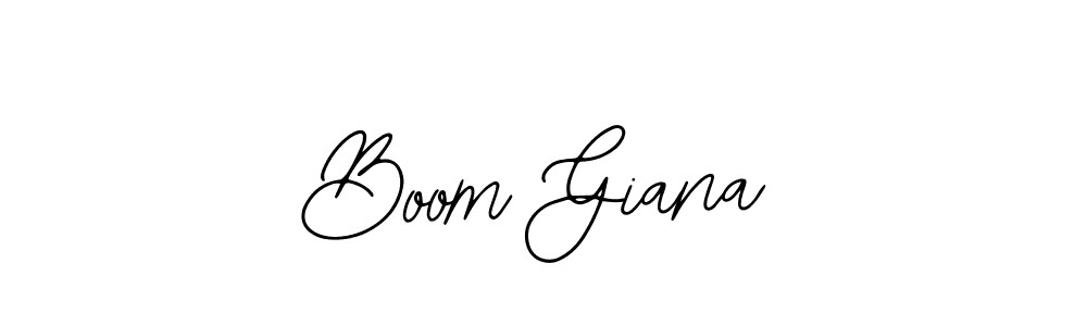 Boom Giana stylish signature style. Best Handwritten Sign (Bearetta-2O07w) for my name. Handwritten Signature Collection Ideas for my name Boom Giana. Boom Giana signature style 12 images and pictures png