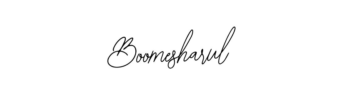 How to make Boomesharul signature? Bearetta-2O07w is a professional autograph style. Create handwritten signature for Boomesharul name. Boomesharul signature style 12 images and pictures png