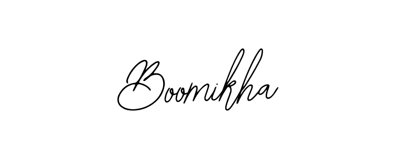 Also we have Boomikha name is the best signature style. Create professional handwritten signature collection using Bearetta-2O07w autograph style. Boomikha signature style 12 images and pictures png