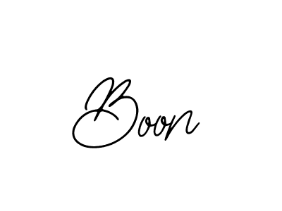 You should practise on your own different ways (Bearetta-2O07w) to write your name (Boon) in signature. don't let someone else do it for you. Boon signature style 12 images and pictures png