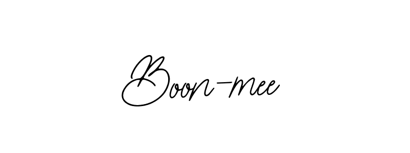 if you are searching for the best signature style for your name Boon-mee. so please give up your signature search. here we have designed multiple signature styles  using Bearetta-2O07w. Boon-mee signature style 12 images and pictures png