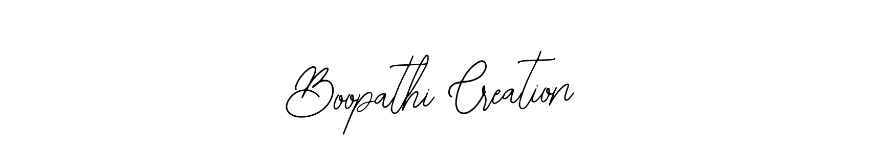 Bearetta-2O07w is a professional signature style that is perfect for those who want to add a touch of class to their signature. It is also a great choice for those who want to make their signature more unique. Get Boopathi Creation name to fancy signature for free. Boopathi Creation signature style 12 images and pictures png